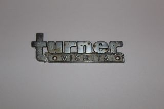 Vintage Turner Wichita Car Dealership Emblem