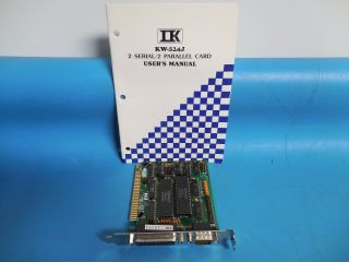 Kouwell Kw524j Parallel Serial Isa 8 - Bit Multi I/o Card