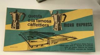 Vintage Bialetti Moka Express 12 Cup StoVe Top Espresso Percolator Italy Box 4