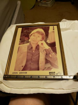 Vintage John Denver Autographed RCA Promotional Photograph 2