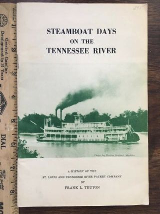 Rare - Steamboat Days On The Tennessee River - Frank Teuton