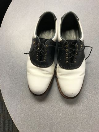 Vintage Footjoy Classic Golf Shoes Men’s Size 10d Leather Soles