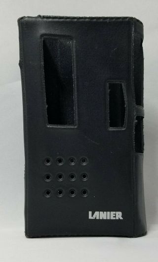 Vintage Harris Lanier P155 Portable Micro Cassette Dictation Recorder w/Case 4