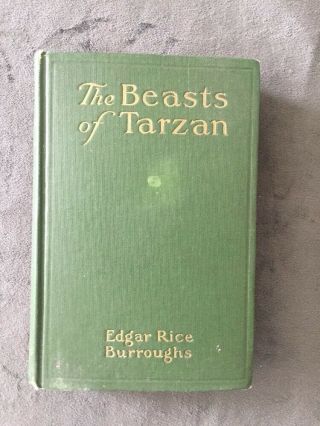 The Beasts Of Tarzan By Edgar Rice Burroughs - Mcclurg 1916 1st Edition