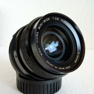 Sigma Mini - Wide 28mm F/2.  8 Nikon F Ai - S Mount Lens & Hood -