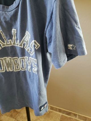 Vintage 80s/90s Dallas COWBOYS STARTER T - Shirt NFL ProLine XL 46 - 48 4