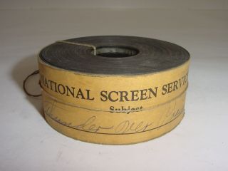 Vintage 35mm Movie Film Trailer Thunder Over The Prairie 1941 Charles Starrett