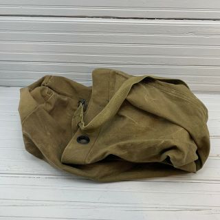Vintage Military Style Duffle Bag Ruck Sack 41 Inches