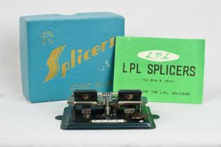 Vintage 8mm/16mm L.  P.  L Film Splicer Movie Editor