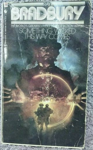 Something Wicked This Way Comes - Ray Bradbury 1983 Paperback Book Disney Cover