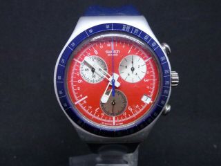 Vintage Swatch Irony Swiss Chronograph Wrist Watch ② W638