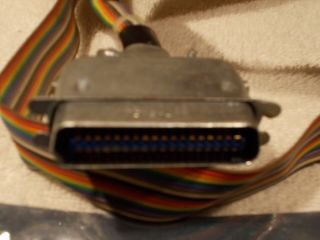 Apple II,  II,  IIe Parallel Printer Interface Card w/ Ribbon Cable 5
