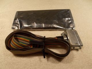 Apple II,  II,  IIe Parallel Printer Interface Card w/ Ribbon Cable 7