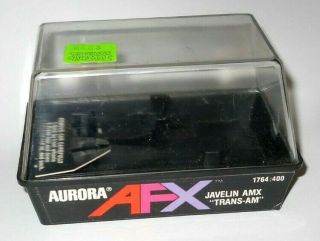 Vintage Aurora Afx Javelin Amx " Trans - Am " Ho Slot Car Case