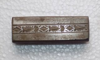 India Vintage Steel Jewelry Die Mold/mould Hand Engraved Bangle Std - 515