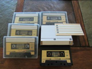 5 Maxell Xlii - S Ii 11 90 Minute Cassettes Vintage