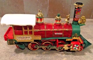 Vintage1986 Bright Train Engine With Forward & Reverse,  Light & Whistle