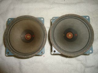 2 Vintage Isophon Alnico 4 Inch Speaker Tweeters 1960 