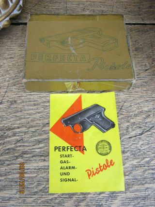 Vintage Perfecta Pistol Model S - Start Made in Germany Boxed 8