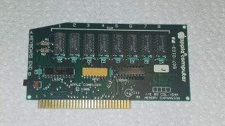 Vintage Apple Ii Iie Computer 1985 607 - 0103 - J 64k Memory Expansion Card Grtd 1