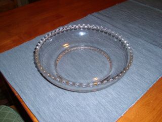 Vintage Imperial Candlewick Round Shallow Bowl