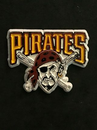 Mlb Vintage Pittsburgh Pirates Standing Board Baseball Rubber Fridge Magnet