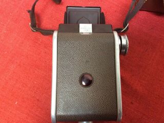 Vintage EASTMAN KODAK DUAFLEX IV Film Camera KODET Lens,  Leather Case - 4
