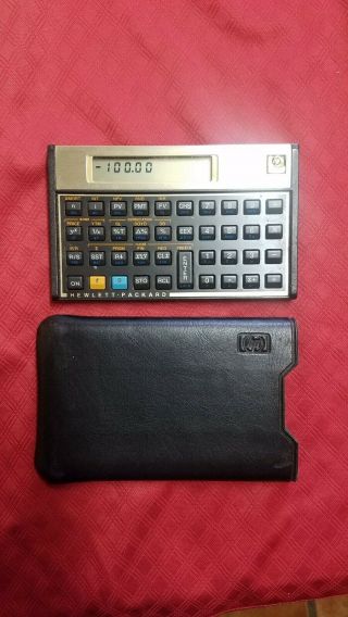 Vintage Hp 12c Scientific Calculator