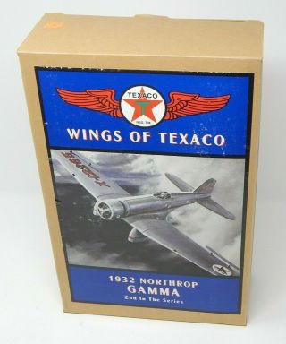 Wings Of Texaco Diecast Bank Ertl 1932 Northrop Gamma Vintage 1994