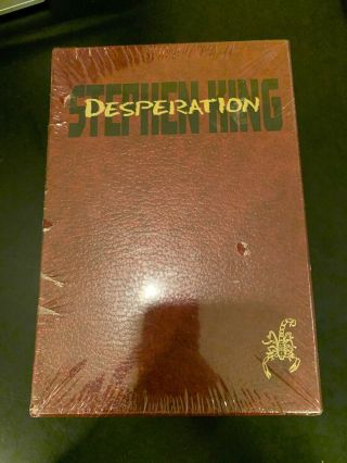 Desperation By Stephen King (1996,  Hardcover/slipcase) Grant Gift Edition