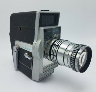 Very Rare Keystone K - 8 Deluxe 8mm Electic Eye Zoom Movie Camera F1.  8 Lens