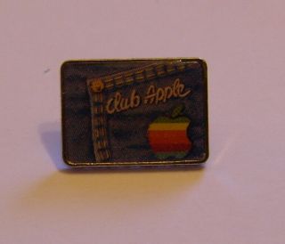 Apple Computer Club Apple Vintage Pin Badge Mac Macintosh