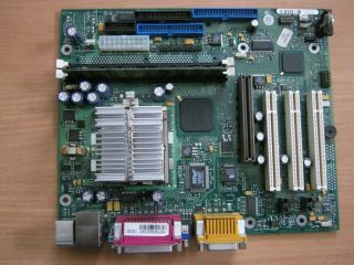 Fujitsu Siemens D1214 - A33 Socket 370 Motherboard With Cpu And Ram.