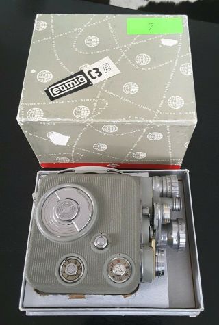 Vintage Eumig Continental C3 R 8mm Video Camera 1956 -.