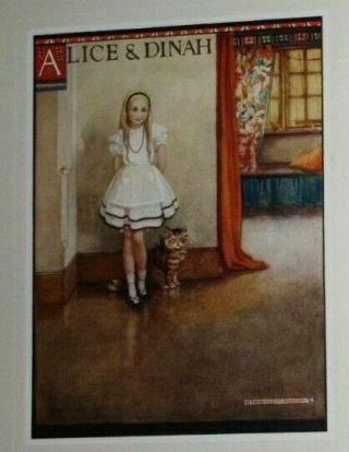 ALICE ' S Adventures in WONDERLAND 1st Edition 1922 Lewis Carroll Gwynedd Hudson 2