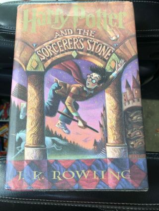 Harry Potter And The Sorcerers Stone 1st Edition 1st Printing 1998 Scholastic Hc