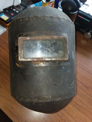 Fibre - Metal Honeywell Piperliner Vintage Welding Helmet - Gray.  Chester,  Pa