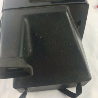 Vintage Polaroid Black Hard Leather Camera Bag Case and Land Camera 7