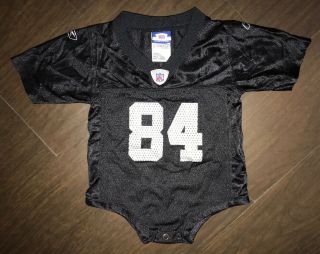 Vintage Reebok Oakland Raiders Jerry Porter Nfl Infant Baby Jersey Size 12 Mos