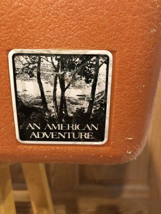 Vintage Winnebago Cooler “Am American Adventure” Rope Handles 2