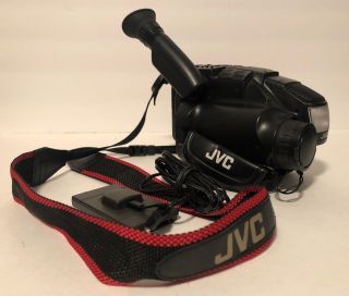 Jvc Gr - Ax75u Videomovie Compact Vhs Video Recorder Camera / Camcorder,  Black Vtg