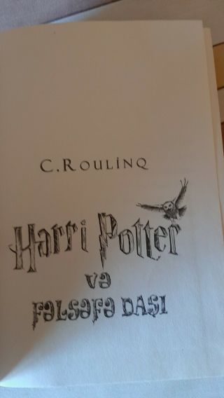 Harry Potter and the Philosopher ' s Stone Azerbaijani FIRST EDITION 2011 QANUN 2
