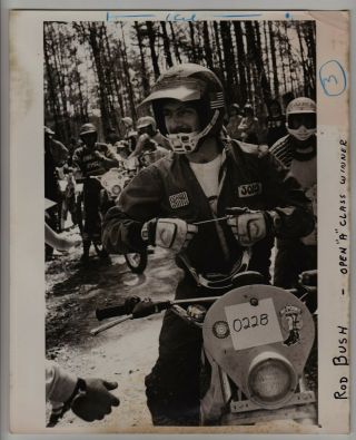 Rod Bush 1978 Little Harpeth Enduro Photograph Ktm Motorcycle Isdt Isde