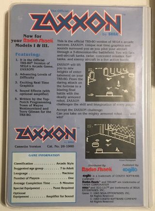 TRS - 80 Tape Frogger Zaxxon Games Pack 2&3 6 Cassettes Disk Vtg Computer Software 4