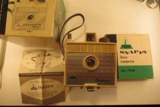 Vintage Rare Tower Snappy Box Camera From Sears