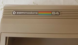 COMMODORE 64,  C64 Chassis,  Computer Case,  Shell,  with embossed Logo,  ExRare 2