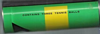 VINTAGE SLAZENGER TENNIS BALLS (3) METAL CAN w/KEY MADE IN ENGLAND 5