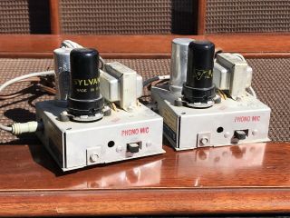Sweet 1960 Ge Upx - 003b Phono Microphone Preamplifier Preamp