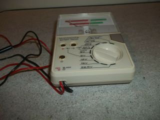 Vintage Micronta 22 - 032 Battery Tester Meter made in Korea Radio Shack L@@K 4
