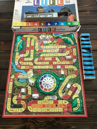 Vintage 1979 Edition The Game Of Life Board Game Milton Bradley 100 Complete